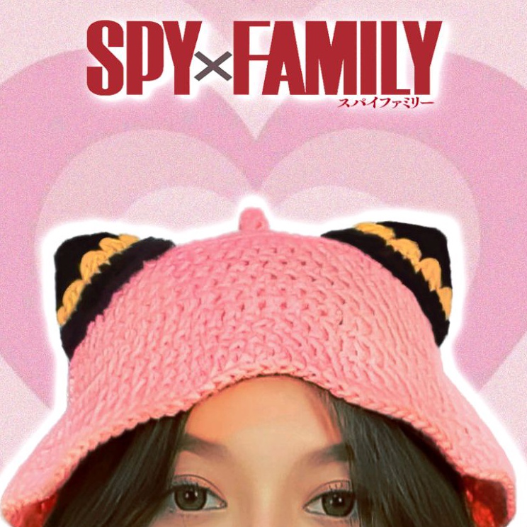 Baru Irit  READY STOCK Anya Bucket Hat Crochet  Topi Rajut Anya Forger Spy X Family