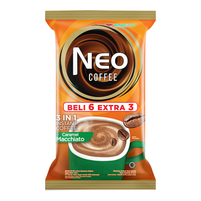 

NEO Coffee Kopi Macchiato Karamel Sachet 9 x 20 g