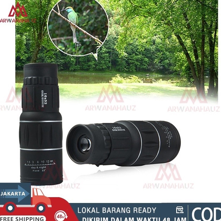 Terbaru Teropong Monocular Jarak Jauh Malam 66M 8M Original  Monocular Teleskop Jarak Jauh  Teropong