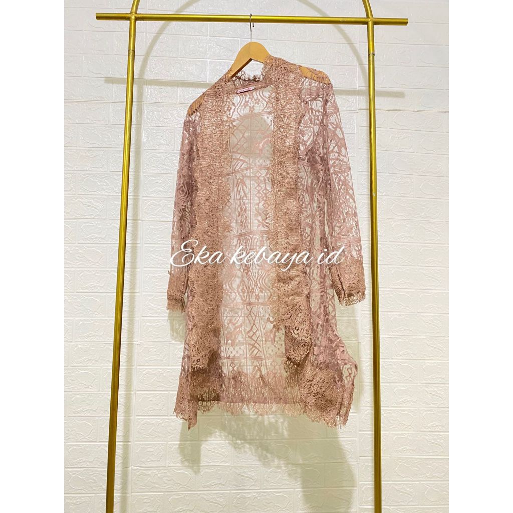 GAYA Outer Brukat  Can Kebaya Panjang  Nara Outer Brukat Etnik EKA KEBAYA ID