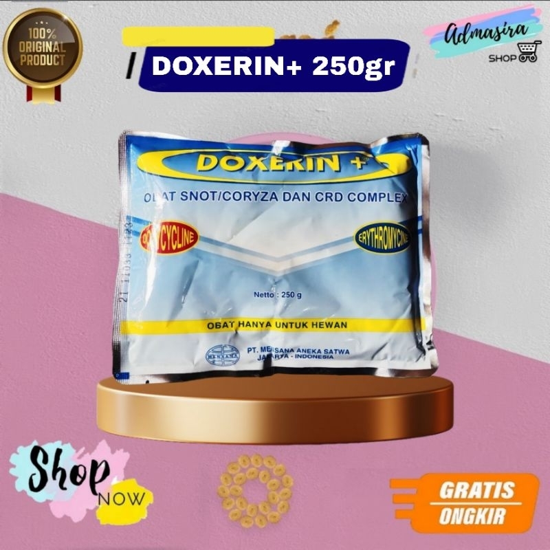 DOXERIN PLUS 250 gram Obat Ngorok Snot CRD Complex Mensana 250gram
