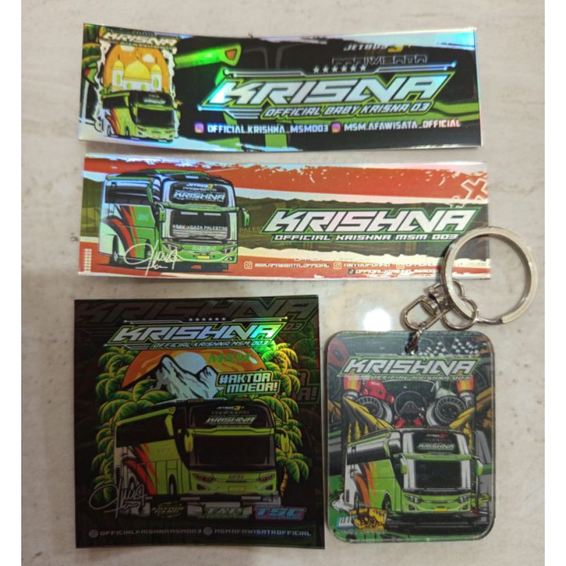 

Stiker hologram + Ganci KRISHNA asli unit MSM ASYROF