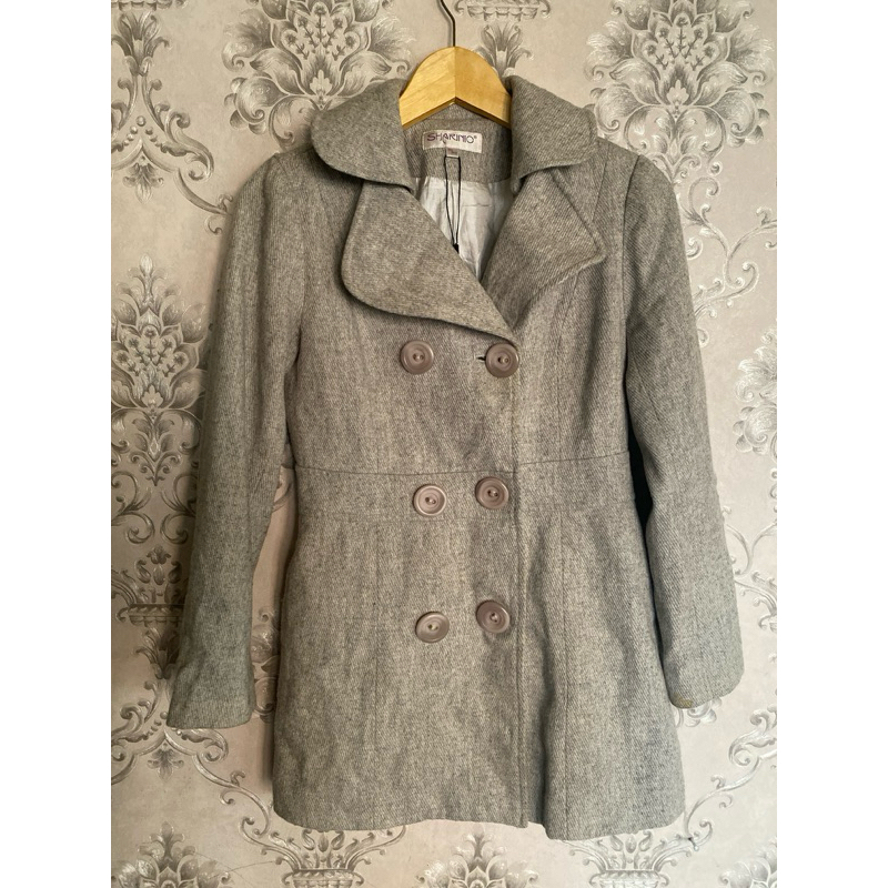 coat wool premium/coat wanita import/coat winter spring autumn/blazer coat wanita