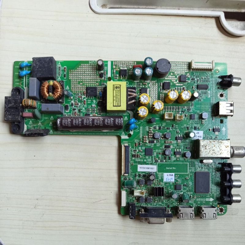 NO TEST MAIN BOARD LED TV PHILIPS 32 INCH