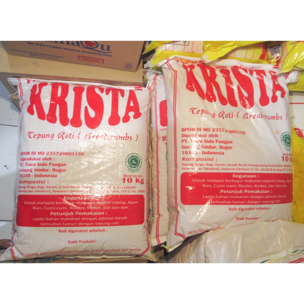 

TEPUNG ROTI KASAR KUNING KRISTA 10 KG (INSTANT ONLY)