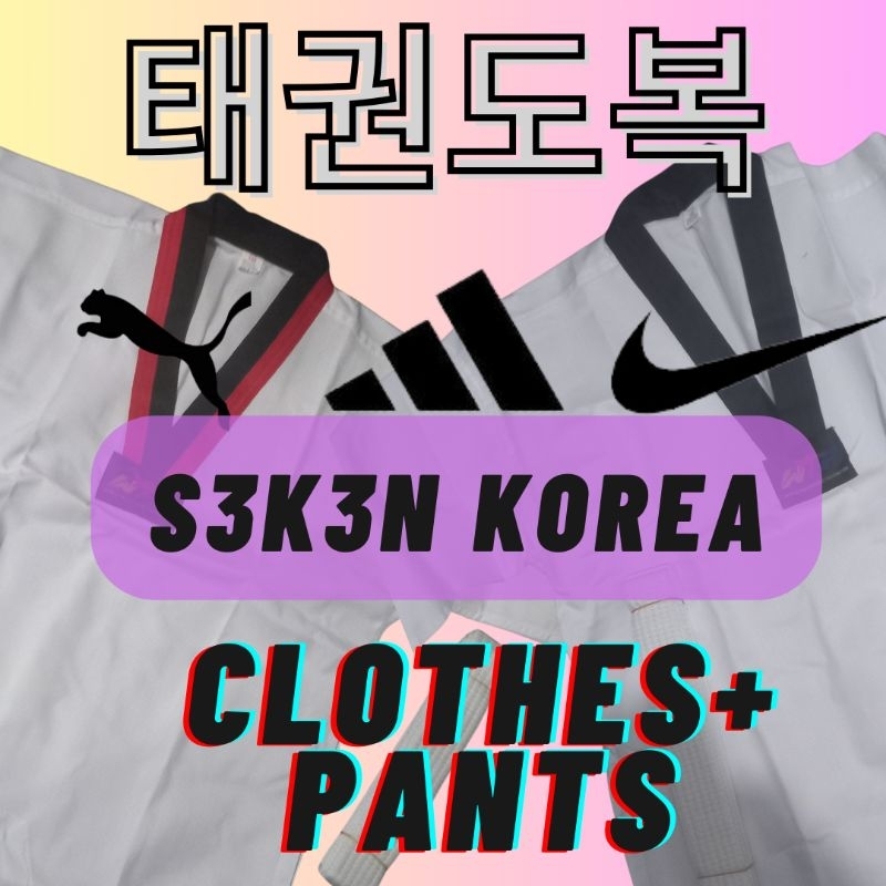Dobok Taekwondo Korea 4didas Murah
