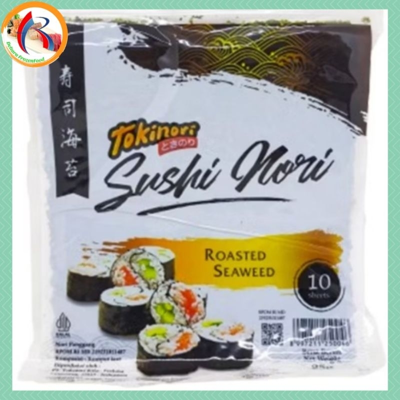 

TokiNori Sushi Nori isi 10 HALAL || Sushi Nori Rumput Laut Panggang || Roasted Seaweed