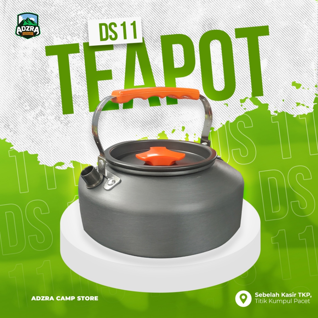 DS 11 | Camping Teapot DS 11 | Teko Camping | Alat Memasak Camping | Teko Camping DS 11 | Outdoor
