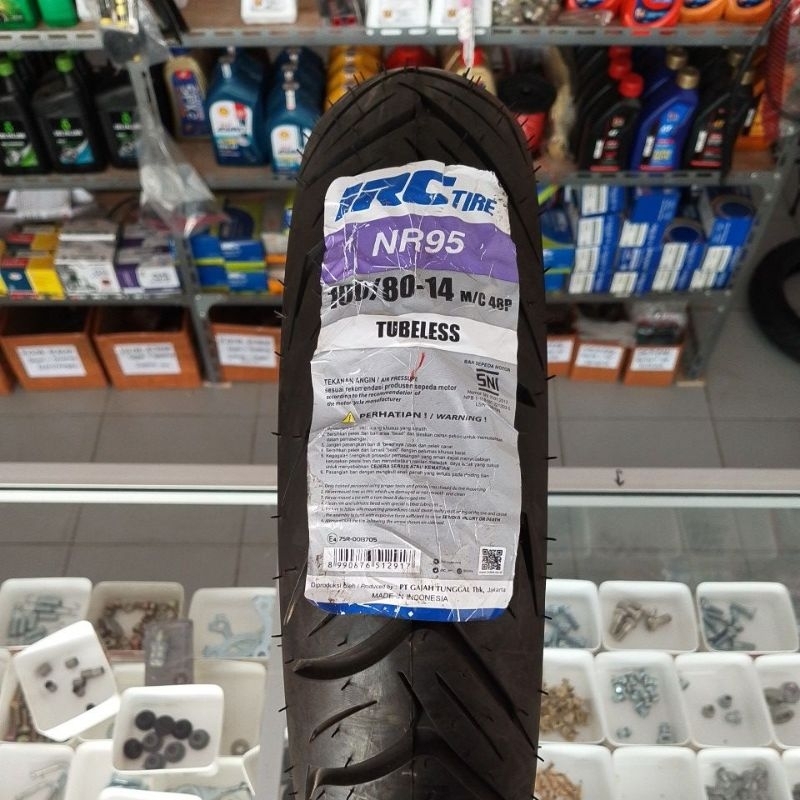 Ban luar 100/80-14 NR95 tubles IRC