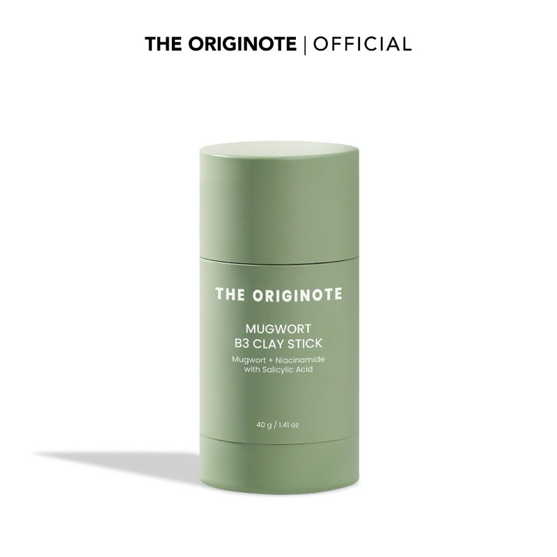 The Orginote Mugwort B3 Clay Stick Mask - Masker Wajah Mugwort Acne