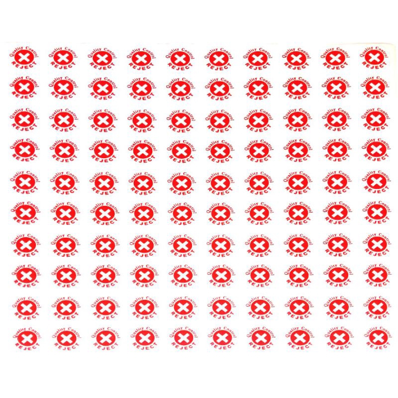 

Stiker Penanda QC Reject Ukuran 1.5 cm