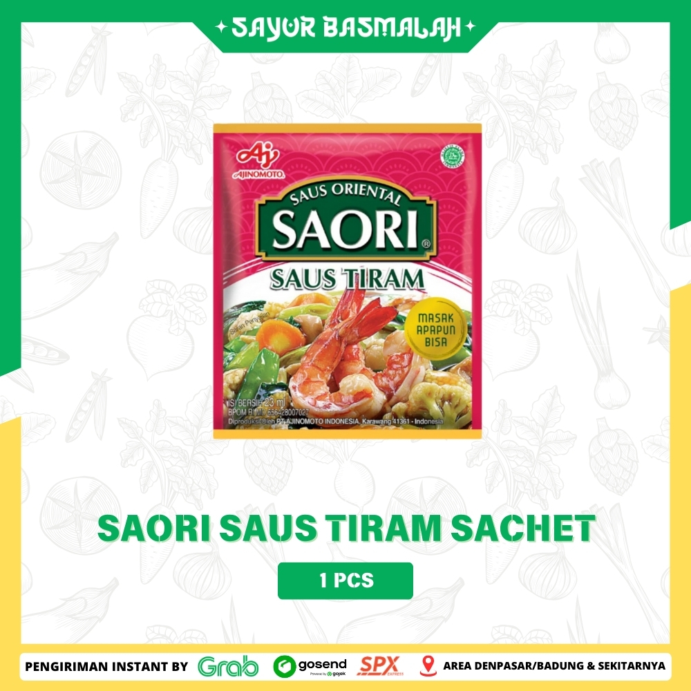 

Saori Saus Tiram Sachet 1 pcs - Sayur Basmalah