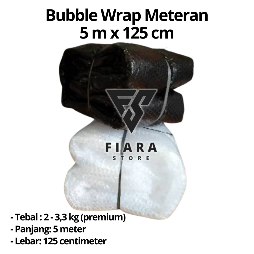 

Bubble Wrap 5 meter x 125 cm (5 meter)