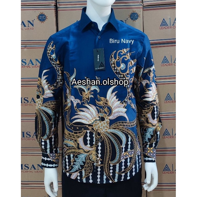 Alisan Kemeja Batik Printing SLIMFIT Panjang