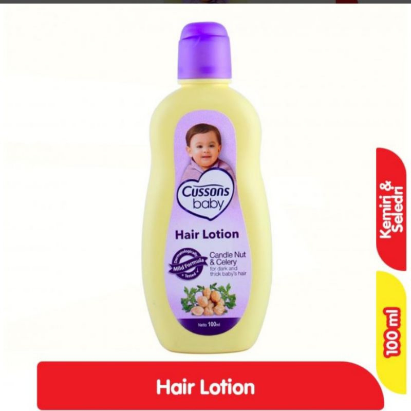 Cussons Baby Minyak Rambut Kemiri dan Seledri 100 ml