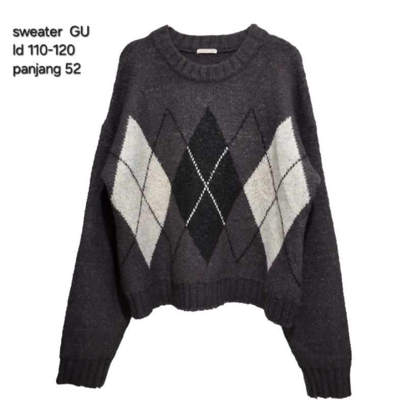 sweater ketupat gu