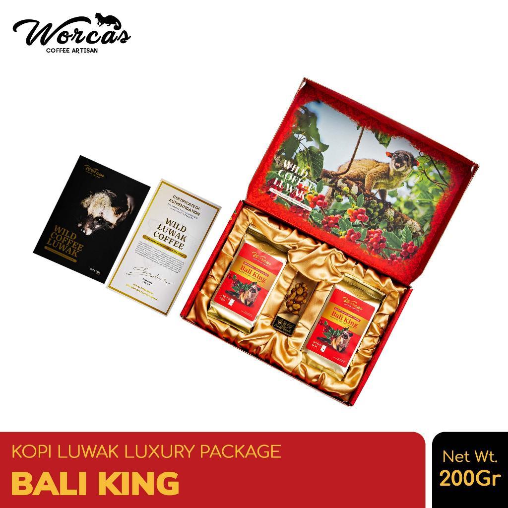 

WORCAS Kopi Luwak Liar Bali King Luxury Package 200gr