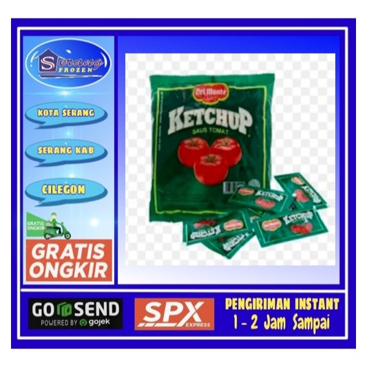 

Saos Tomat Sachet Delmonte, Saus Saset, Serang Frozen