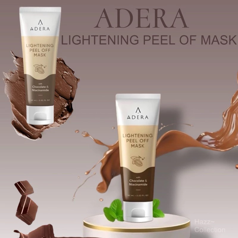 PEEL OFF MASK BY ADERA Mencerahkan Kulit Wajah ADERA LIGHTENING PEEL OFF MASK ORIGINAL