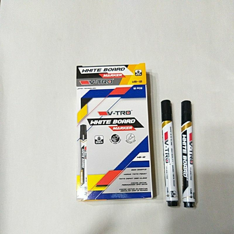 

Spidol Whiteboard VTRO/Montana Hitam Harga Per Lusin 12pcs