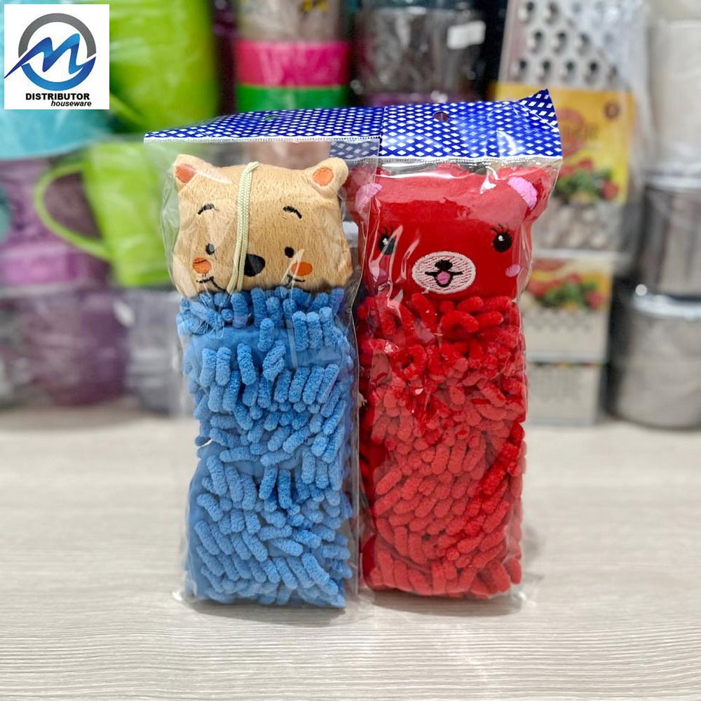 Kain Lap Tangan Gantung Model Karakter Lucu Unik / Serbet Gantung Kain Boneka