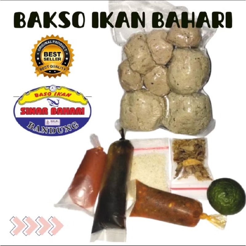 

(BESAR)BASO IKAN/BAKSO IKAN SINAR BAHARI BANDUNG BUMBU LENGKAP