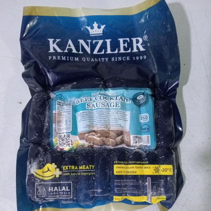 

SOSIS KANZLER BEEF COCKTAIL 250GR