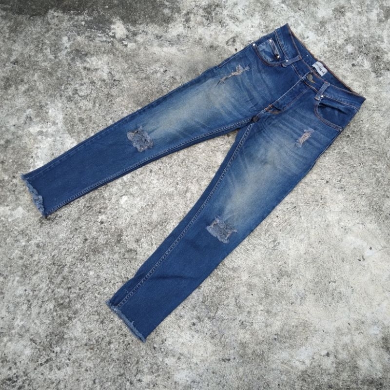Ripped jeans pull & bear / skinny jeans pull & bear / celana jeans pull & bear / celana sobek pull &