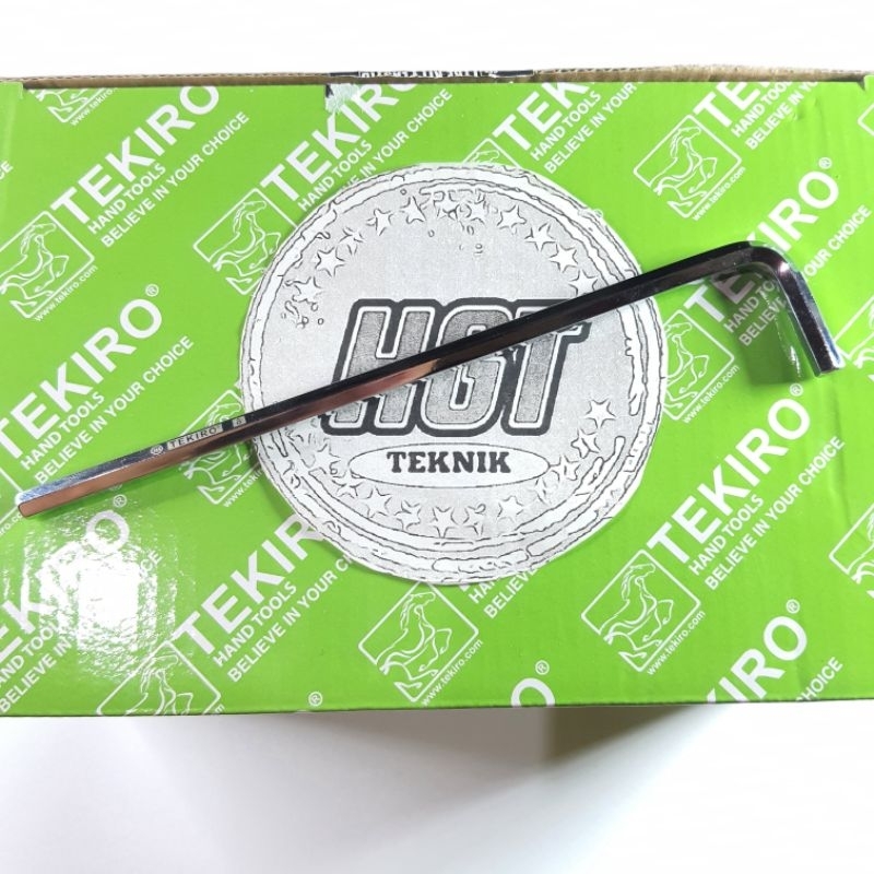 Kunci L panjang 6mm Tekiro Hex key long 6mm Kunci L Tekiro Kunci L panjang Kunci L long