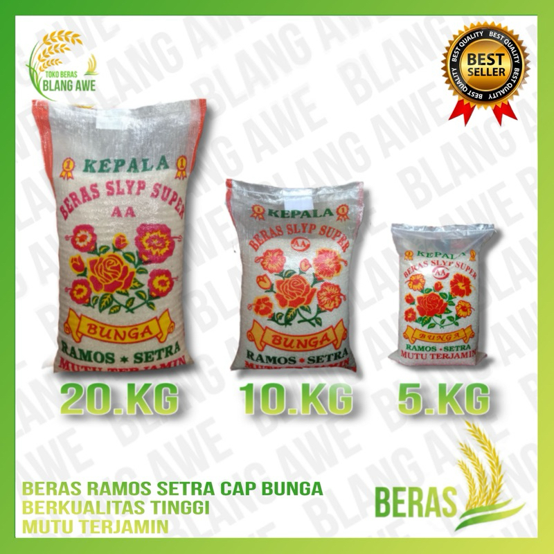 

BERAS CAP BUNGA SLYP SUPER 5KG 10KG 20KG