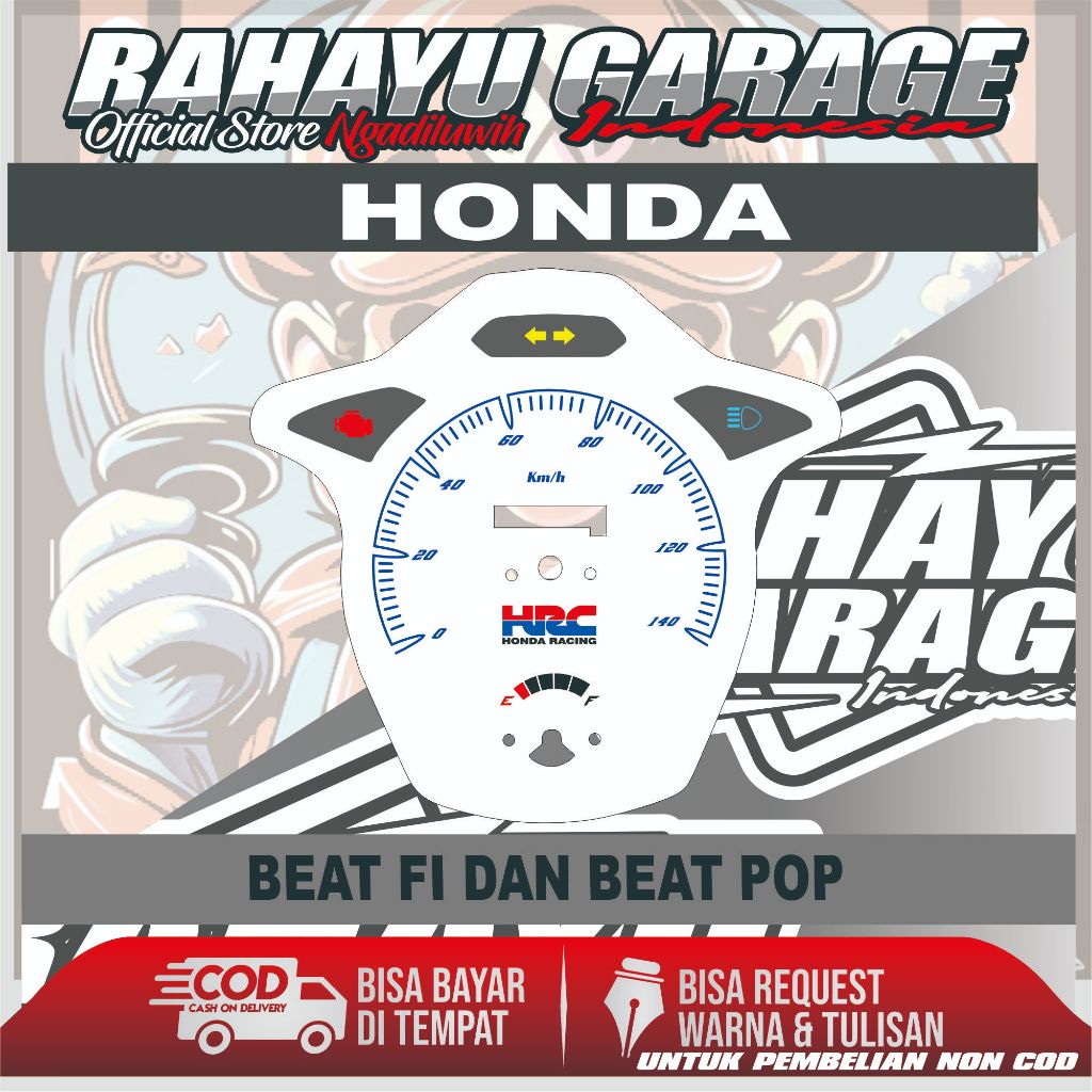 PAPAN SPEEDOMETER CUSTOM HONDA BEAT FI
