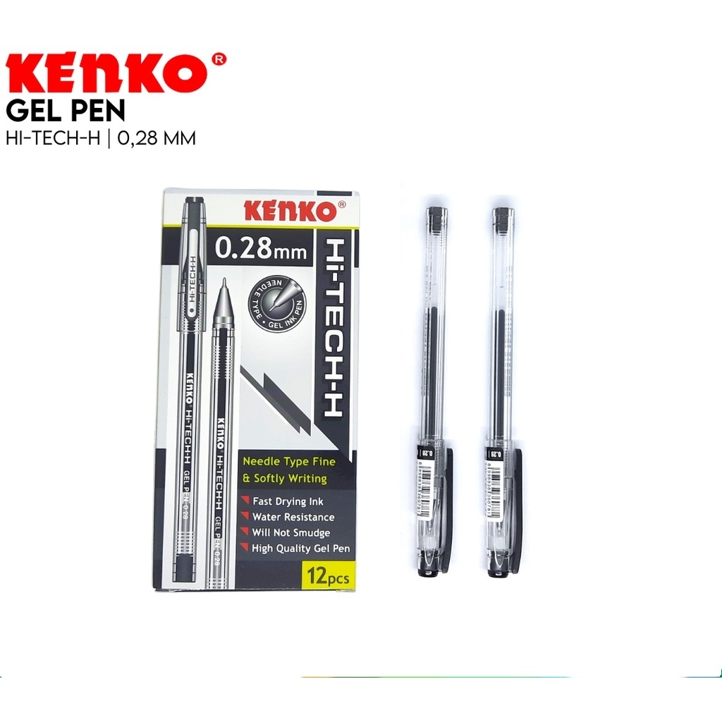 

Kenko Pulpen Hi Tec 0,28mm Hitam Biru / Hi-Tec-H Hi Tech