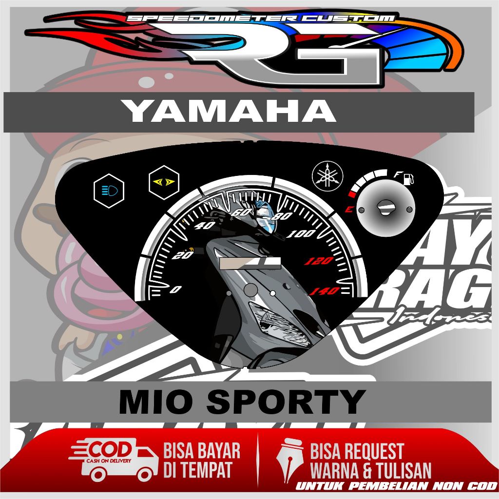 PAPAN SPEEDOMETER CUSTOM YAMAHA MIO SPORTY