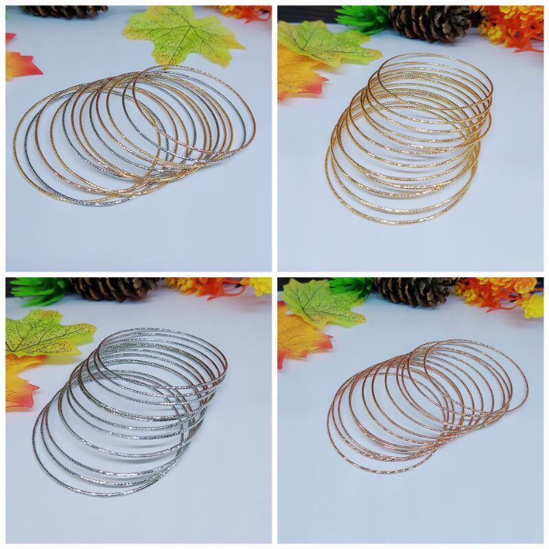 Gelang Xuping keroncong set12 xuping lapis emas 18k
