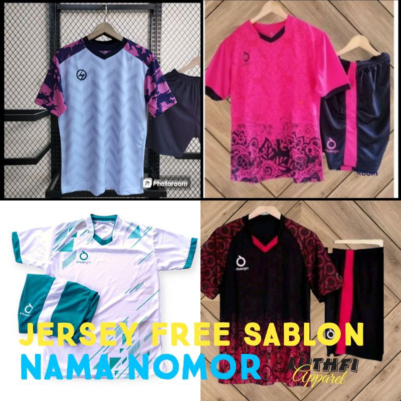 JERSEY FUTSAL DEWASA FREE SABLON NAMA NOMOR Setelan Stelan setelan Gratis Nama Nomor Bajui Jersey je
