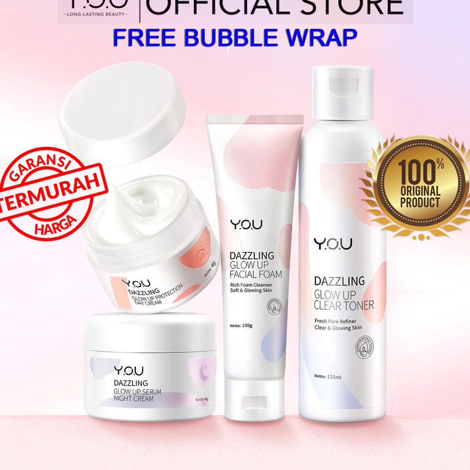 Kejutan Minggu Ini  PAKET 3 in 1 SKINCARE YOU THE DAZZLING GLOW UP SERIES YOU SANDRA DEWI SERUM VIRA