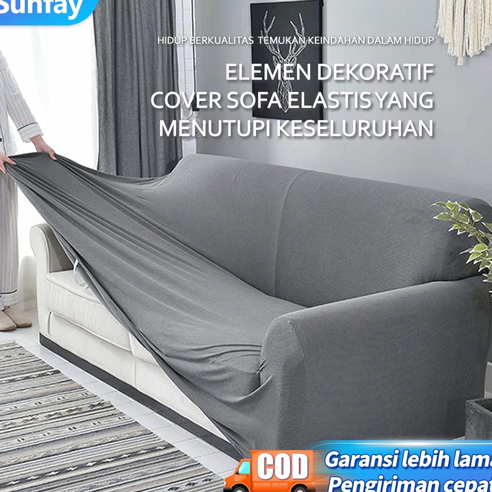 Stok Terbaru sofa 123 dudukan sofa sofa elastis Cover sofa sofa anti selip