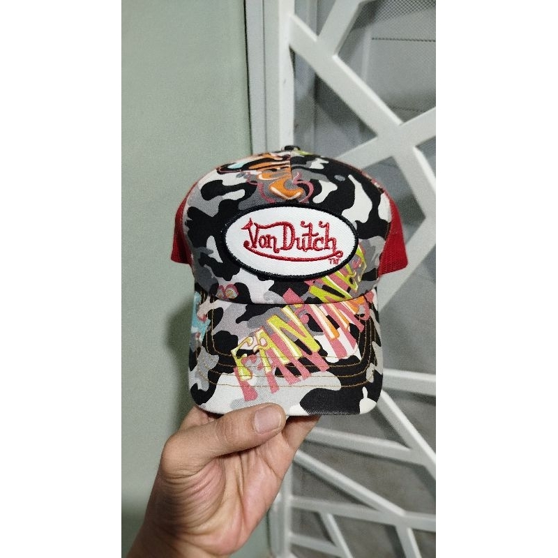 Topi Von Dutch Camo Second Original Rare