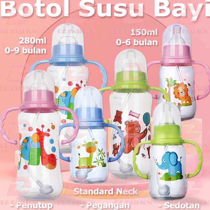 Super Kualitas  Botol Susu Bayi 15ml28ml 69 bulan Baru Lahir Botol Bayi Standard Neck PP Baby Bottle
