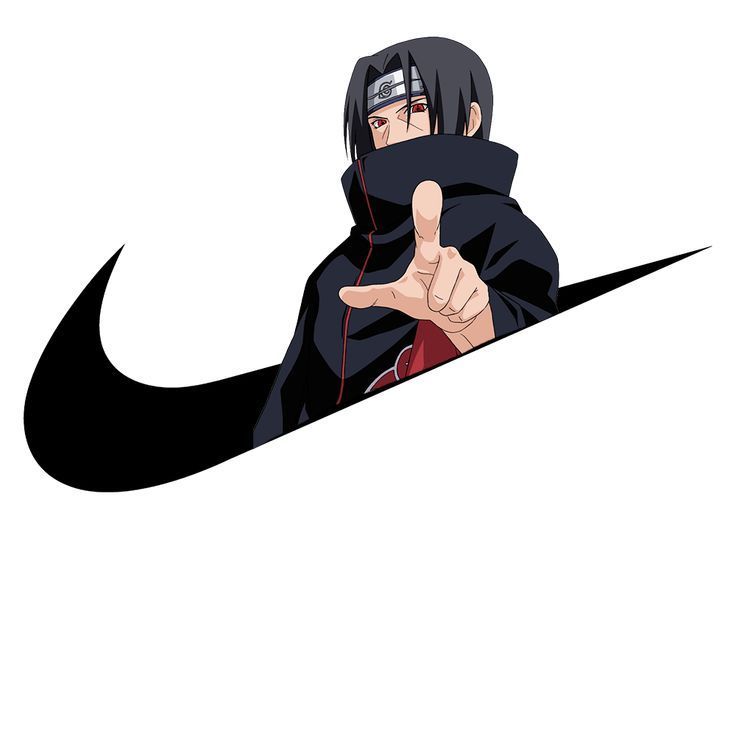 Sablon Gosok - NIKE ANIME - Siap Setrika - Sablon Desain Lengkap - Sesuai Gambar UN017