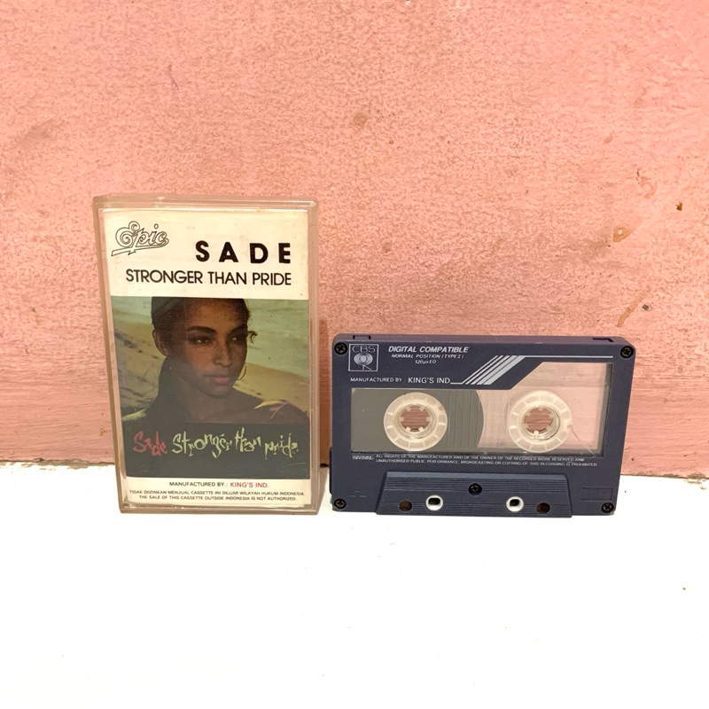 Kaset Pita Pop Jazz Sade - Stronger Than Pride