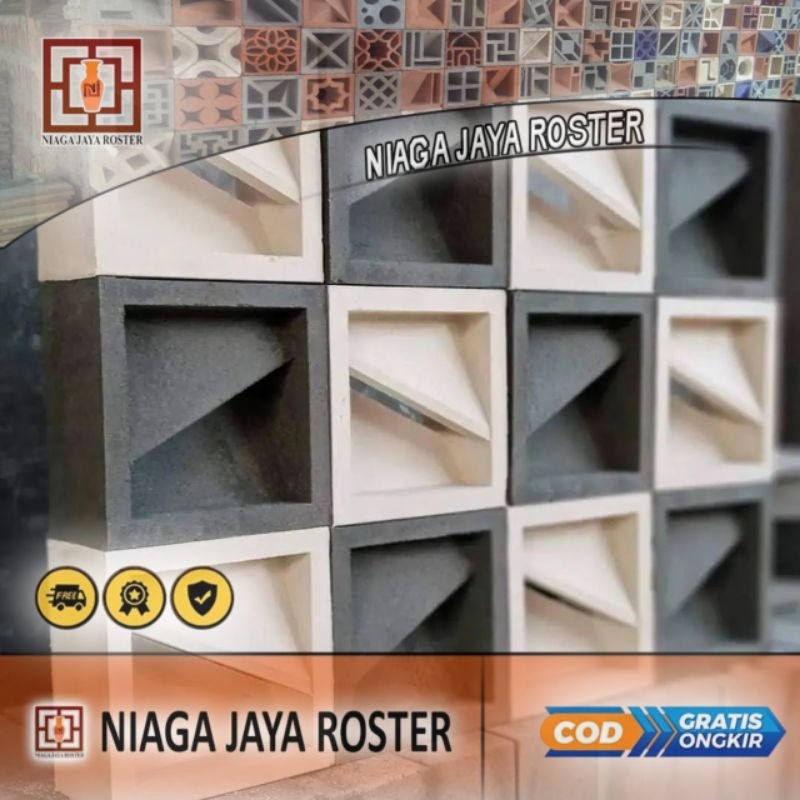 roster beton anti tampias, loster beton anti tampias, lubang angin, ventilasi