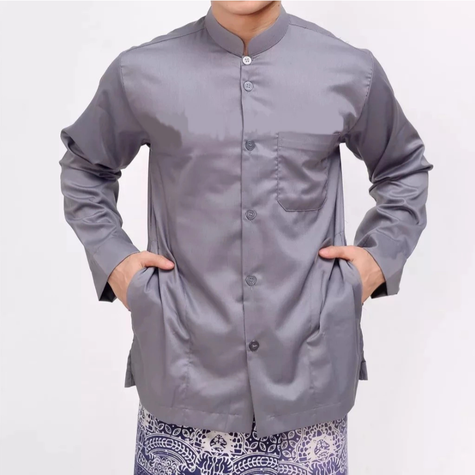 Baju Koko Muslim Habib Habaib Model Ammu JUMBO Koko Ammu BIG SIZE M L XL XXL KOKO MUSLIEM