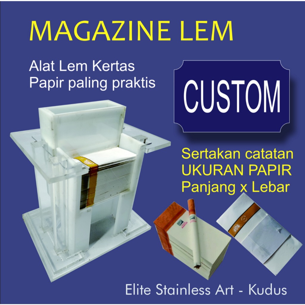 

MAGAZINE LEM,Lem Papir,Lem kertas,Alat Lem Kertas.