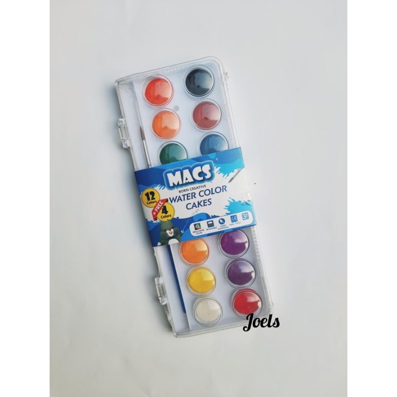 

MACS Cat Air Water Colour Cakes 12+4 warna MURAH CUCI GUDANG