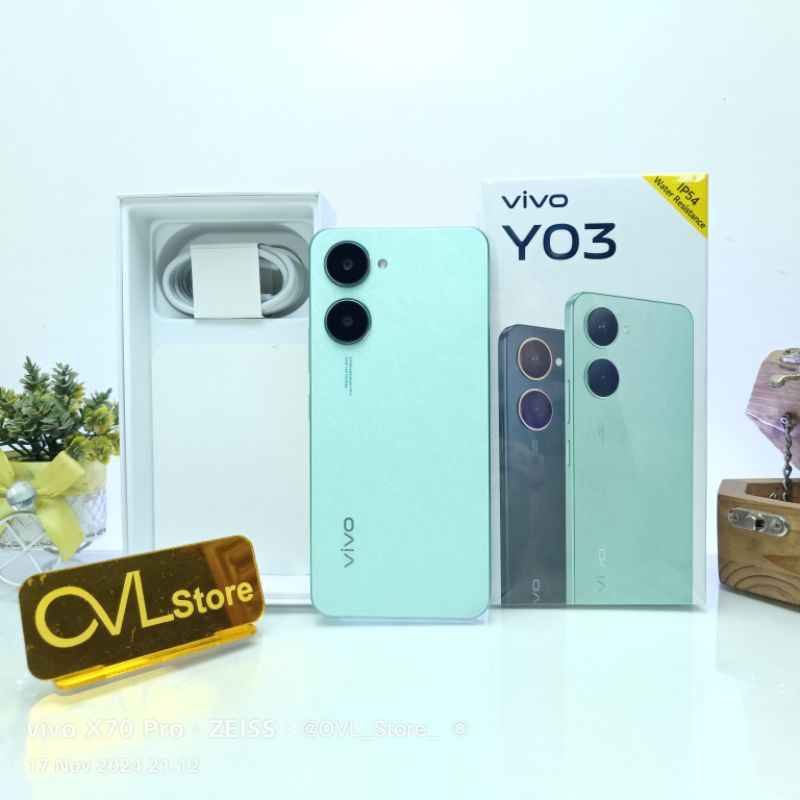 HP Second Murah Vivo Y03 RAM 4/64 GB Original