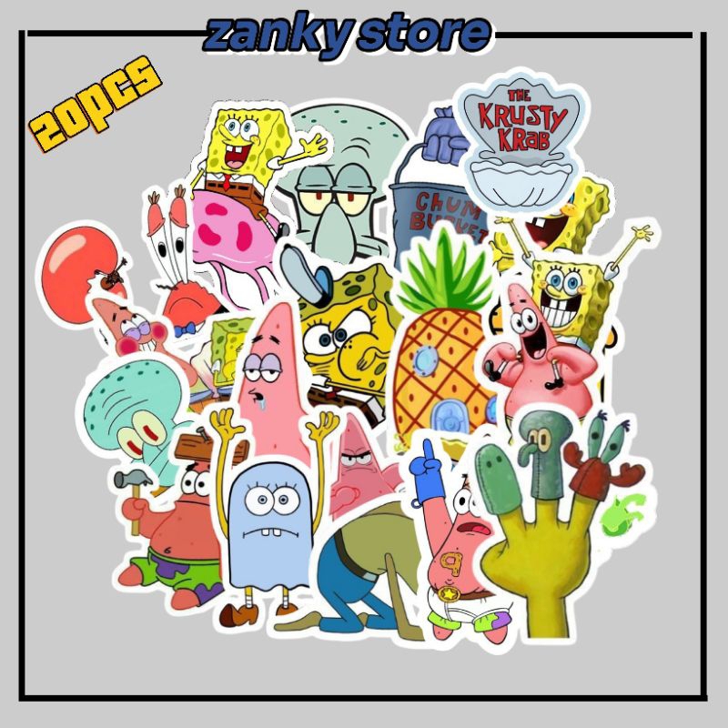 

sticker Spongebob hypbest|stikerhp/stickerlaptop/stikerhelm[23]