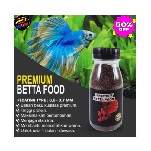 PELET IKAN CUPANG PREMIUM UNTUK PERTUMBUHAN DAN MUTASI WARNA