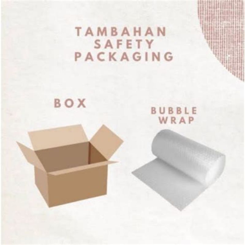 

Packing Tambahan Kardus dan Bubble Wrap