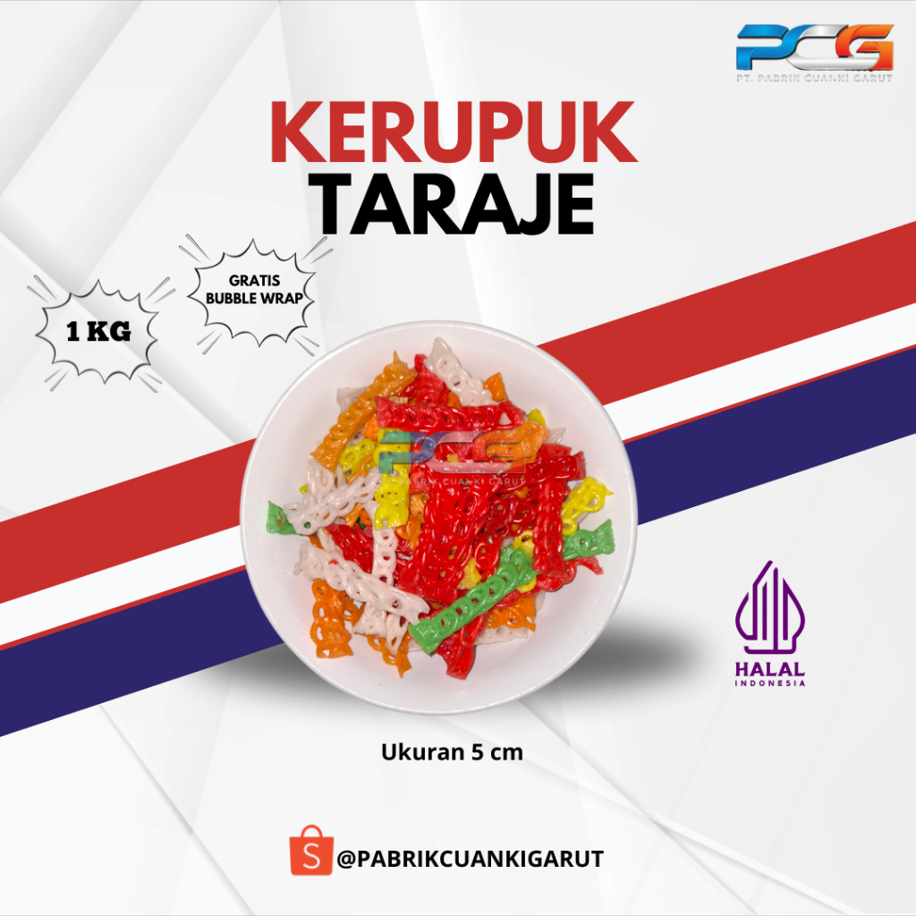

KERUPUK TARAJE TOPING SEBLAK BERAT 1 KG TERMURAH